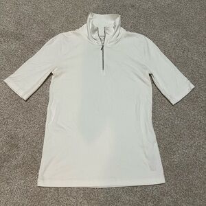 Vince Women’s Fitted T shirt w Zipper